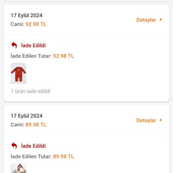 İptal Edilen Siparişler Ve Geri Ödenmeyen Para