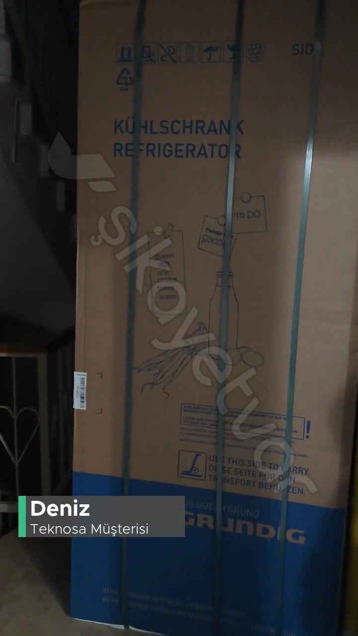 Teknosa Kapıya Bırakılan Buzdolabı! videonun kapak resmi