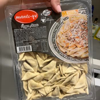 Migros Sanal Market'ten Aldığım Mantıda Ambalaj Atığı Şoku