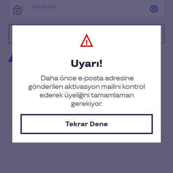 Pluxee Uygulamasında Aktivasyon Maili Sorunu