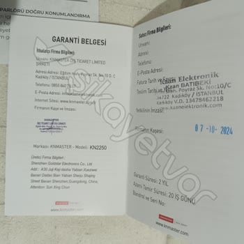 Knmaster Montaj Hatası Ve İlgisizlik