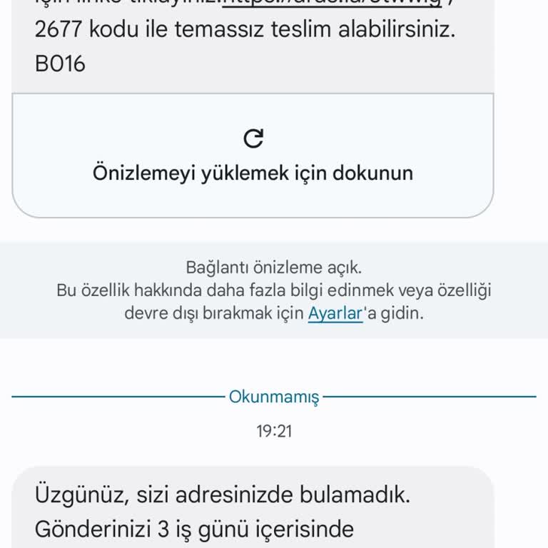 Evde Olmama Rağmen Teslim Edilmeyen Kargo Sorunu