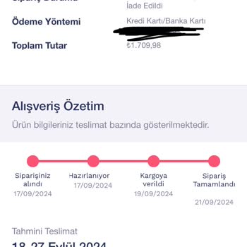 Penti'den 17 Gündür Beklenen Ücret İadesi Sorunu