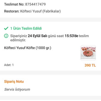 Köfteci Yusuf'tan Gelen Hayal Kırıklığı