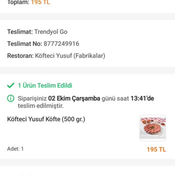 Köfteci Yusuf'tan Gelen Hayal Kırıklığı