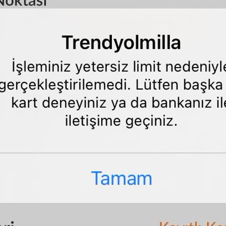 Ziraat Genç Kart İle Trendyol Alışveriş Sorunu
