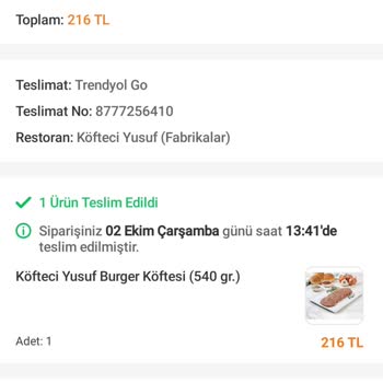 Trendyol Hızlı Market Köfteci Yusuf'tan Hayal Kırıklığı: İade Sorunu!