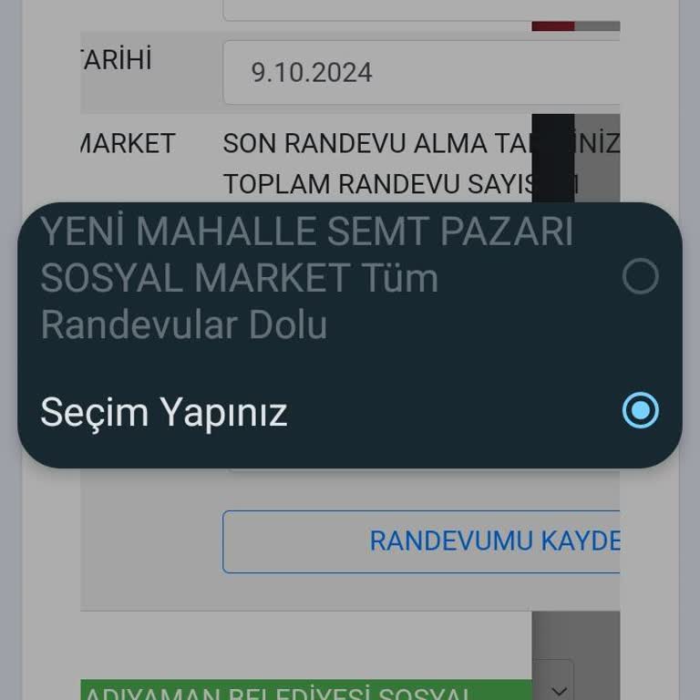 Sosyal Market Erişim Sorunu