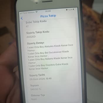 Domino's Pizza Şubesinde Soğuk Ve Geç Teslimat Sorunu