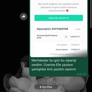 Yanlış İsimle Gelen Sipariş Ve İlgisiz Müşteri Hizmetleri