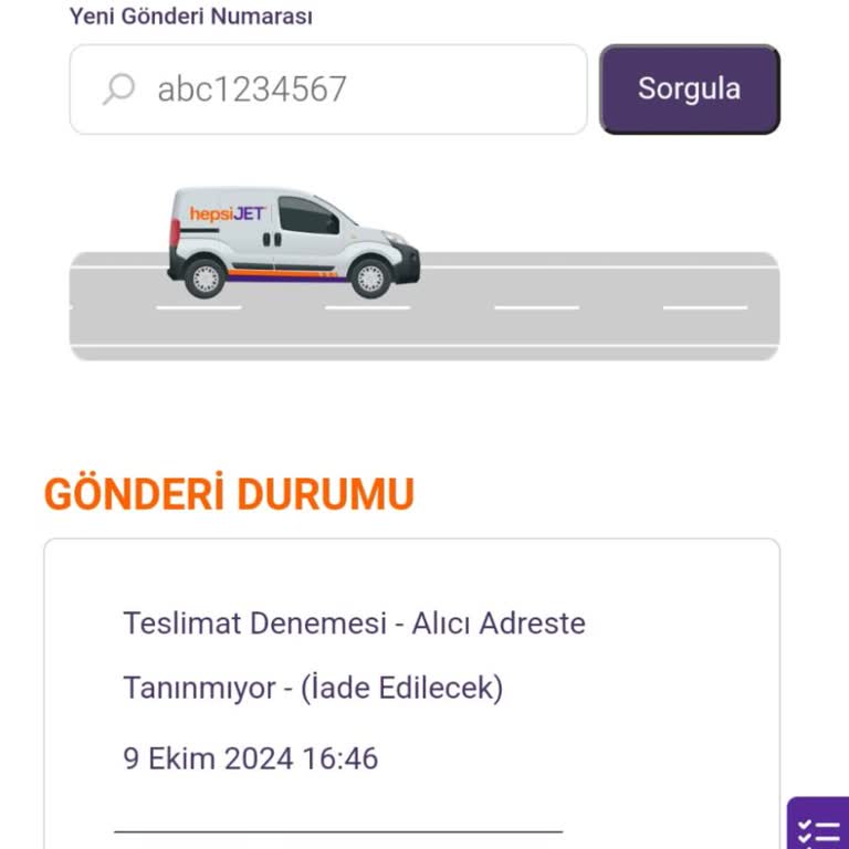 Teslimat Sorunu Ve Müşteri Hizmetlerinde Saygısızlık