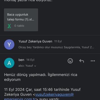 ECA Kombi Baca Uygunluk Raporu Gecikmesi Müşteriyi Mağdur Ediyor