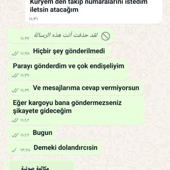 Sipariş Verildi, Ürün Gönderilmedi