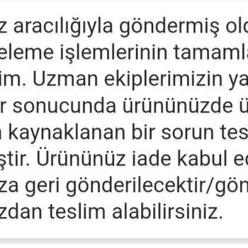 Defolu Ürün Ve İade Süreci Sorunu