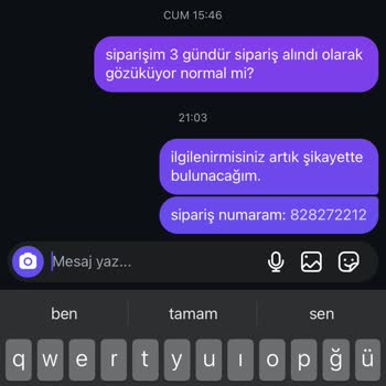 Teslimat Süresi Belirsizliği Ve İletişim Sorunları