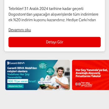 Vodafone Yanımda Uygulaması Hediye Sorunu Çözülmüyor