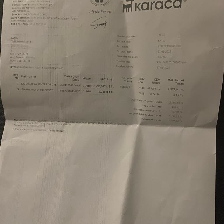 Karaca'dan Çözülmeyen İade Sorunu