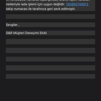 Yanlış Ürün Ve İade Sorunu