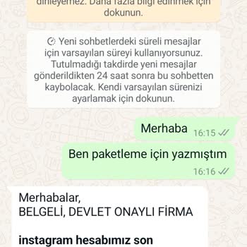 Evde Paketleme İşi İçin Gönderilen Kapora Geri Alınamıyor