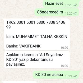 Evde Paketleme İşi İçin Gönderilen Kapora Geri Alınamıyor