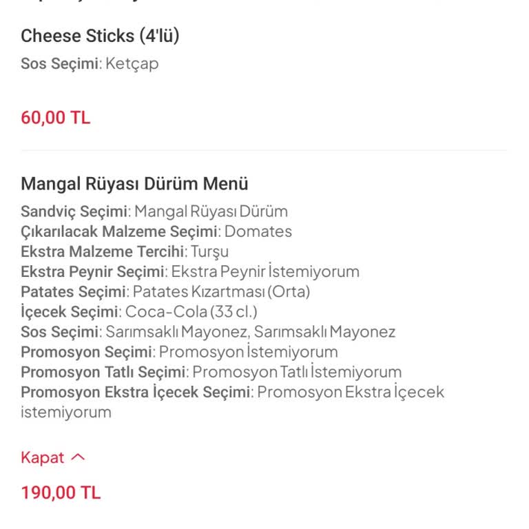 Eksik Ve Yanlış Sipariş Sorunu