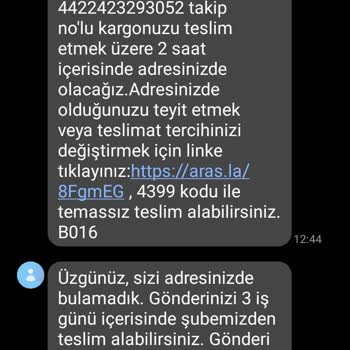Aras Kargo'nun Sorumsuzluğu Ve Yanıltıcı Bilgilendirme