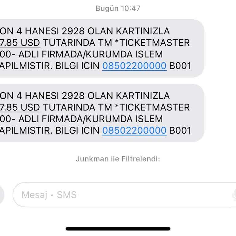 Habersiz Kredi Kartı Çekimleri