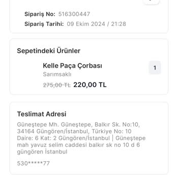Gece Siparişi Ve Kurye Sorunu