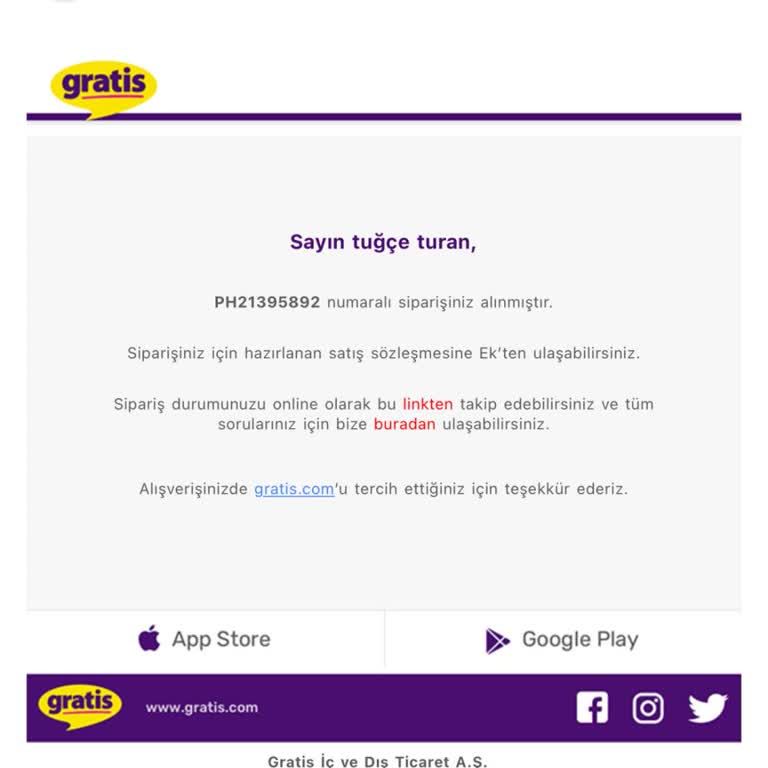 Gratis Online Alışverişte Kargo Sorunu