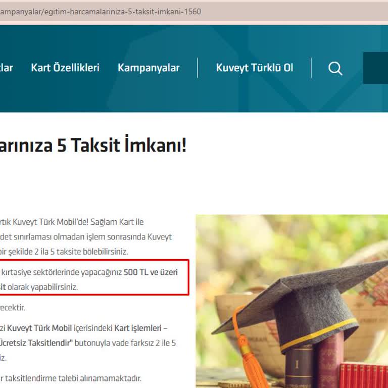 Kuveyt Türk Kredi Kartı Taksitlendirme Sorunu