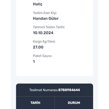 Sürat Kargo'nun Desi Hatası Ve Kaba Tavır