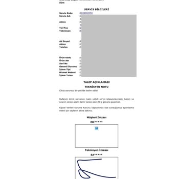 Vestel Servisinden Hayal Kırıklığı