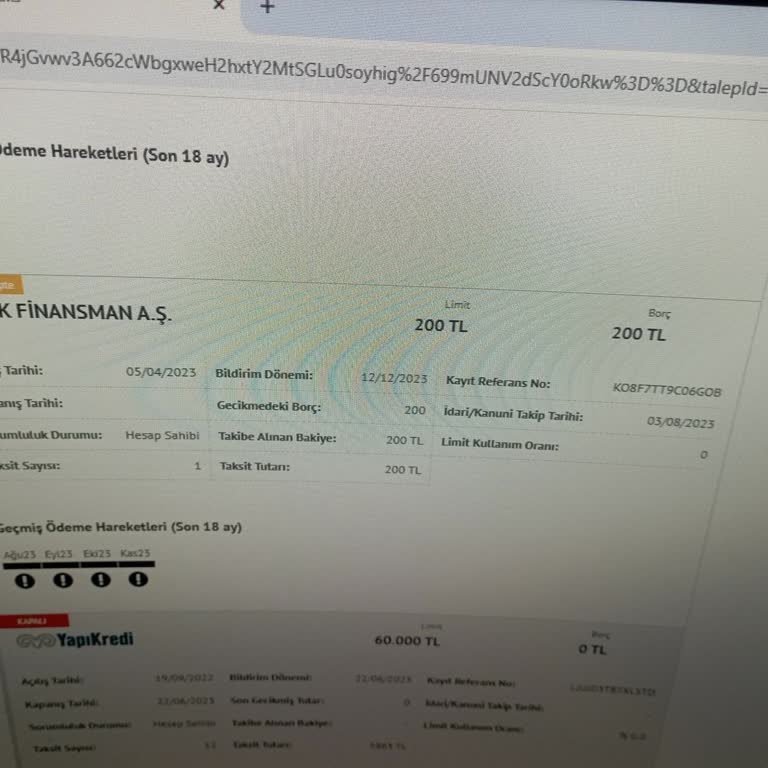 Bilinmeyen Borç Nedeniyle Kredi Alamama Sorunu
