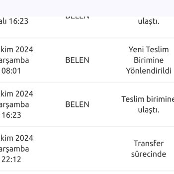 Yurtiçi Kargo Belen Şubesi'nde Bekleyen Kargolar İçin Acil Çözüm Talebi