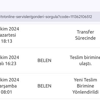 Yurtiçi Kargo Belen Şubesi'nde Bekleyen Kargolar İçin Acil Çözüm Talebi