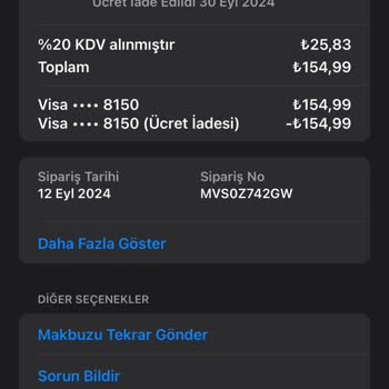 App Store İade Sürecinde Yaşanan Gecikme