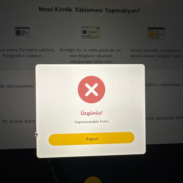 Turkcell Hat Aktivasyonu İçin Sürekli Hata Mesajı