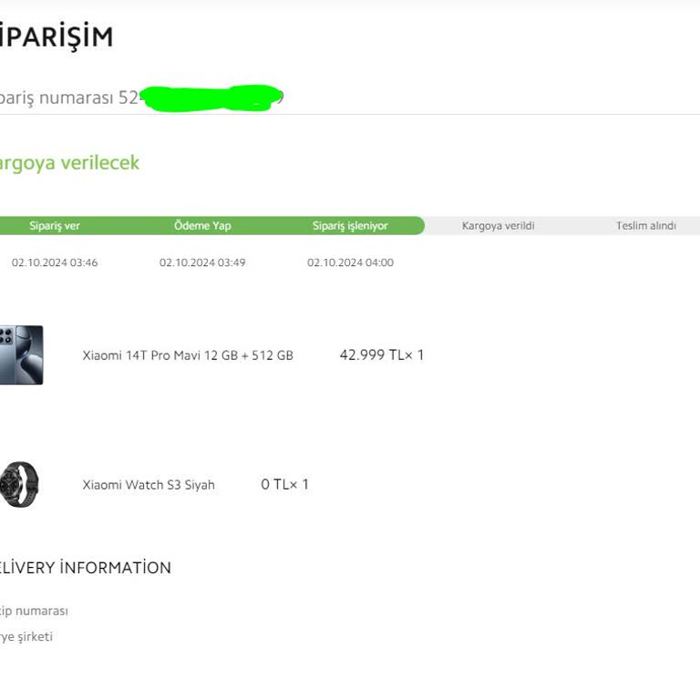 Xiaomi Siparişinde Kargo Gecikmesi Ve İlgisiz Müşteri Hizmetleri