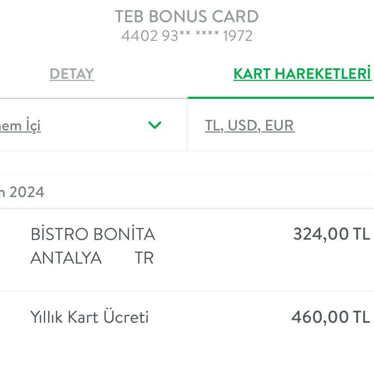 TEB Bonus Kredi Kartı Aidat İadesi Talebi