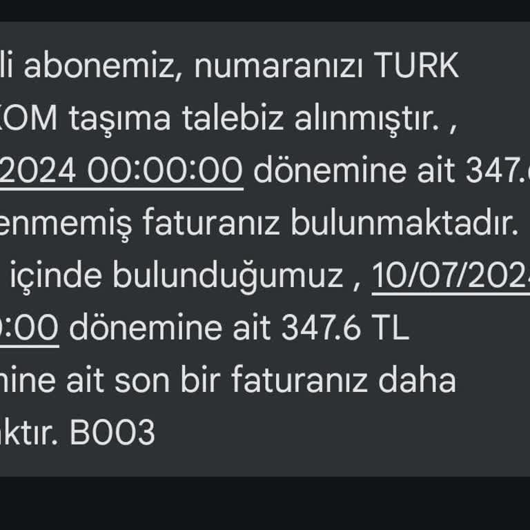 3 Günlük Kullanıma 1 Aylık Fatura Şoku
