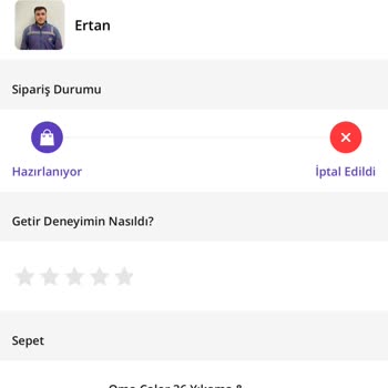 Getir Sipariş İptali Ve Ücret İadesi Sorunu