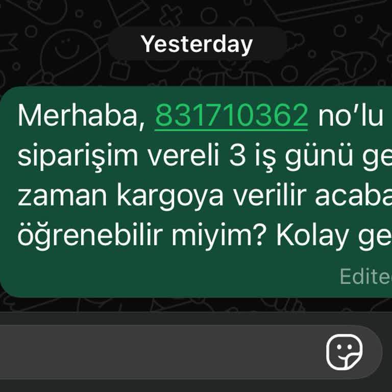 Kargoya Verilmeyen Ürün Ve İletişimsiz Satıcı Sorunu