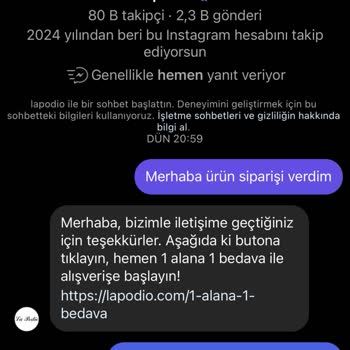 Lapodio'dan Sipariş Sonrası İletişim Sorunu