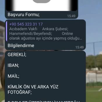 Önder Vakfı Burs Başvurusunda Güvenlik Endişesi