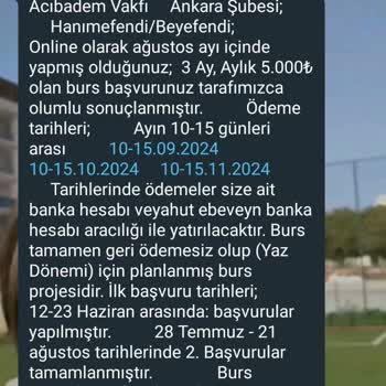 Önder Vakfı Burs Başvurusunda Güvenlik Endişesi