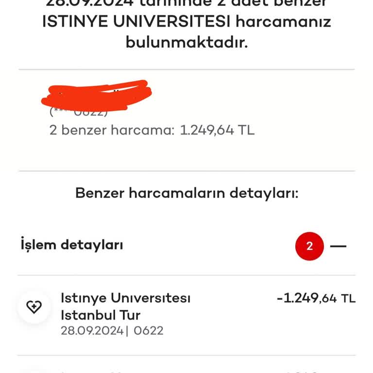 İstinye Üniversitesi Hastanesi Mükerrer Ödeme İadesinde Yaşanan Sorunlar