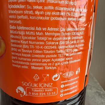 Çaykur Didi Bozuk Soğuk Çay: Gazlı Ve Köpüklü Sürpriz