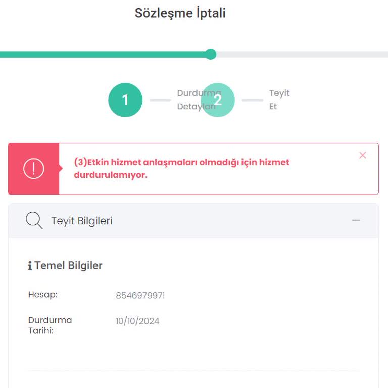 Elektrik Aboneliği İptalinde Anlam Verilemeyen Uyarı