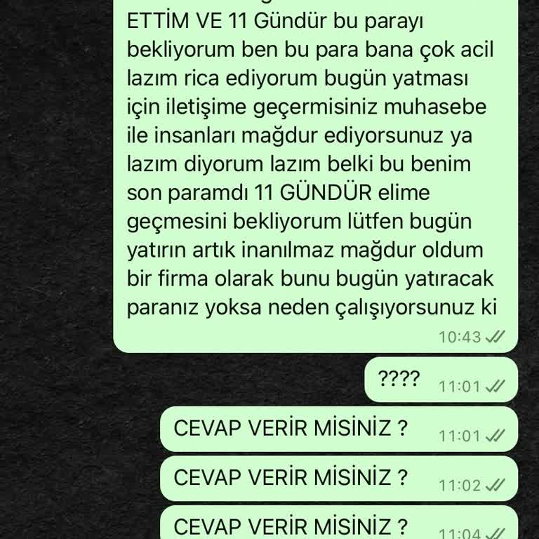 İade Edilen Ürünün Ücreti Hala Yatmadı