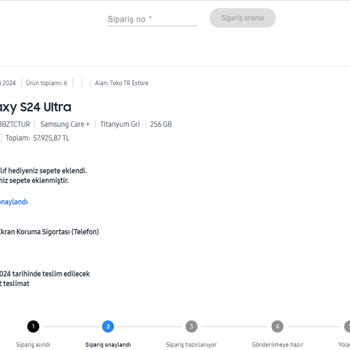 Samsung Sipariş Teslimatında Gecikme Ve İletişim Sorunu